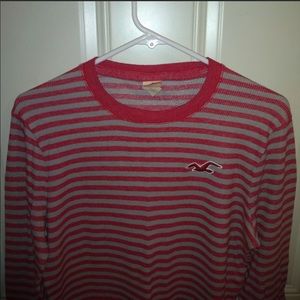 Hollister Women’s Striped Long Sleeve Thermal Tee